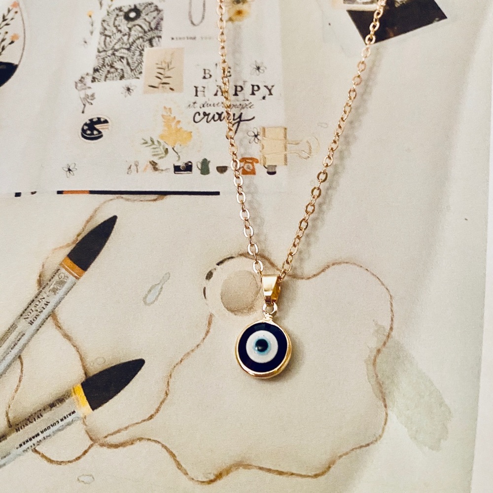 🧿 Eye necklace With gold chain 🧿